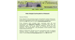 Desktop Screenshot of palacpulawy.pl